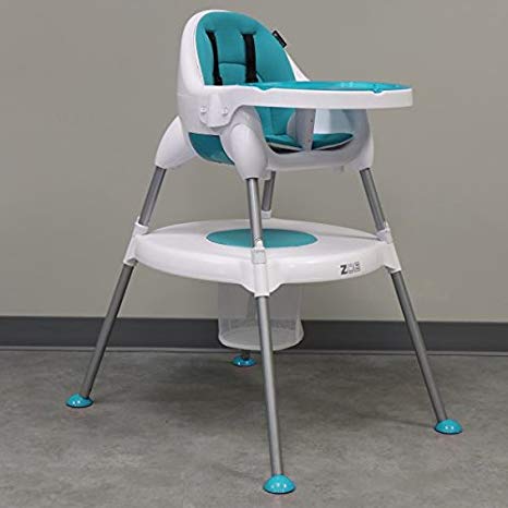 ZOE High Chair (5-in-1 High Chair, Aqua)