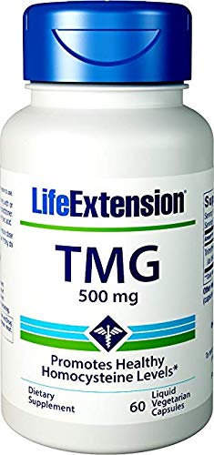 TMG Liquid Vegetarian Capsules, 500 mg, 60 Ct (Pack of 3) by Life Extension