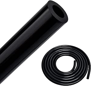 EVIL ENERGY 5/16 Silicone Vacuum Tubing Hose Line 10FT 130PSI Max Pressure Black (8mm ID)