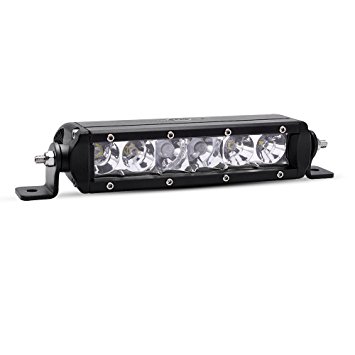 MICTUNING SR-Mini Series 8'' 30W Single Row CREE LED Light Bar COMBO Spot Flood 2700lm 400m Visibility