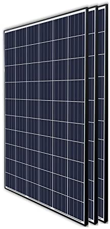 Renogy 3Pcs 300 Watt 24 Volt Monocrystalline Solar Panel 900W for Off-Grid On-Grid Large Solar System, Residential Commercial House Cabin Sheds Rooftop, Multi-Panel Solar Arrays