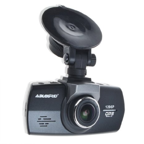 ABLEGRID® A7L50 Super Night Vision G-sensor HDR 1080P 2.7'' Full HD Dash Cam with GPS   LDWS   FDWS   Packing Monitor (Micro SD Card is not included)