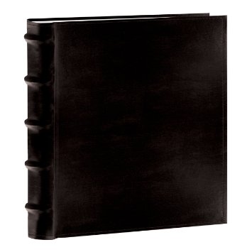 Pioneer Photo Albums 200-Pocket European Bonded Leather Photo Album for 5 by 7-Inch Prints, Black