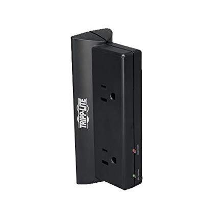 TRIPP LITE 4-outlet protect it! 2-transformer 670-joules nema 5-15 4ft cord surge protector (black)