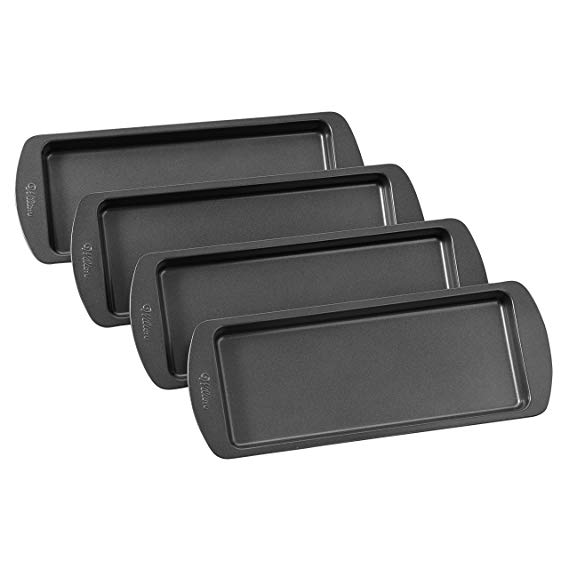 Wilton Easy Layers! 10 x 14-Inch Loaf Cake Pan Set, 4-Piece