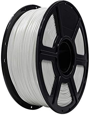 Flashforge ABS Pro Filament 1.75mm, 3D Printer Filaments 1kg Spool-Dimensional Accuracy  /- 0.02mm, Environmental Friendliness, no Smoke and no Odor(ABS Pro, White)