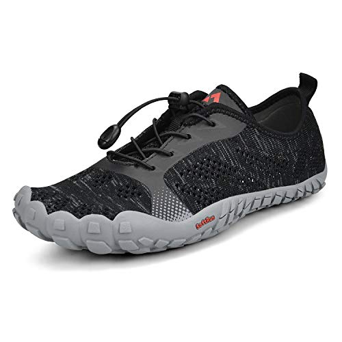 Troadlop Mens Quick Drying Outdoor Lightweight Breathable Non-Slip Mesh Hiking Trail Running Shoes