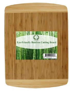 Da Vinci Natural Bamboo Large Wood Cutting Board - 12 x 18 Inch