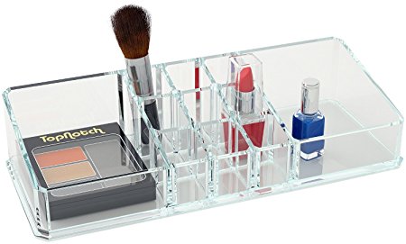 TopNotch Quality Acrylic Organiser - Makeup Cosmetics Jewelry - Vanity or Bathroom Tray