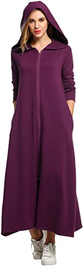 Unibelle Women's Dressing Gown Women's Long Sleeve Robe Nightdress Sleepwear Pyjamas S-XXL