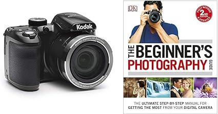 Kodak PIXPRO Astro Zoom AZ401-BK 16MP Digital Camera (Black) & The Beginner's Photography Guide: The Ultimate Step-by-Step Manual for Getting the Most from your Digital Camera (Dk)