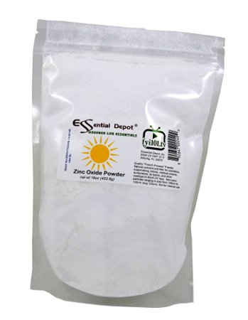 Zinc Oxide Powder - 1 lb. - Non Nano - in Quality Heat Sealed Resealable Zip Lock Pouch