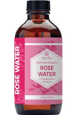 1 TRUSTED Rose Water - 100 Organic Natural Moroccan Rosewater Chemical Free - 4 oz