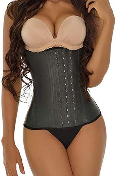 Ann Darling Women Latex Sport Waist Trainer Tummy Control Hourglass Corsets For Weight Loss