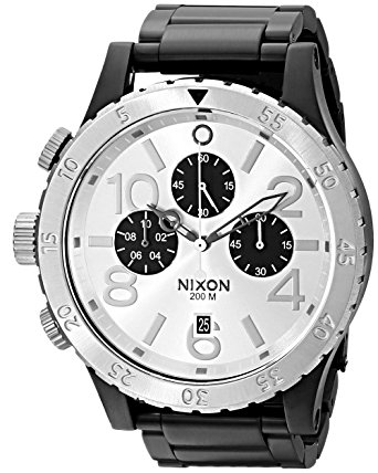 Nixon Men's 48-20 Geo Volt Stainless Steel Chronograph Watch