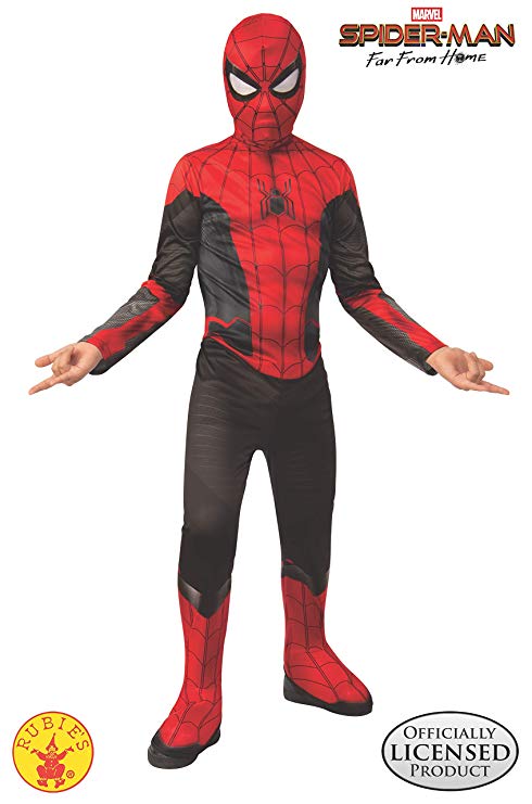 Rubie's Costume Spider Man Far From Home Red Black Child Costume