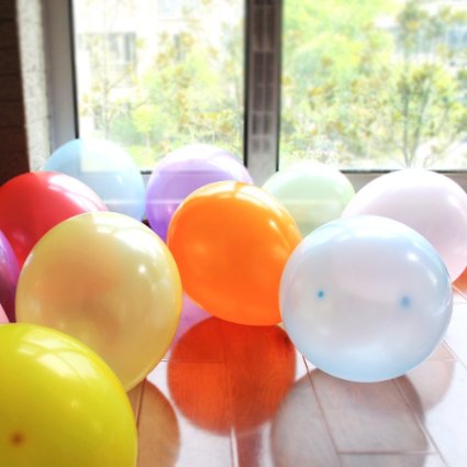 Woodi 12 Inches 12 Color Balloons (140 Pcs)