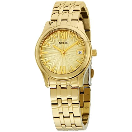 Guess Champagne Dial Gold Tone Stainless Steel Ladies Watch W0769L2