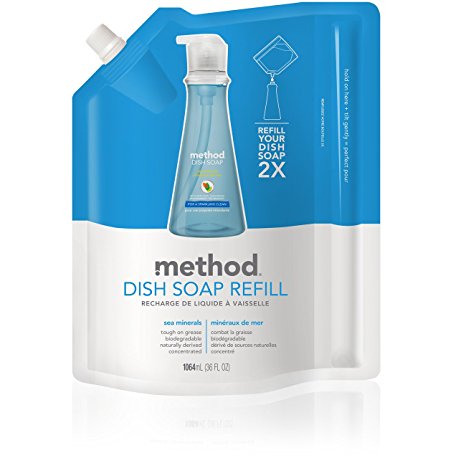 Method Gel Dish Pump Refill, Sea Minerals, 36 Ounce