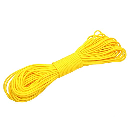 KEEJEA 100ft Type III 7 Strand Core Paracord 550 Parachute