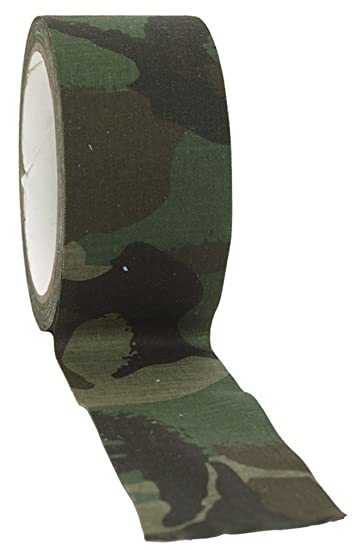 Miltec 10m Camouflage Adhesive Tape (Woodland Camouflage)