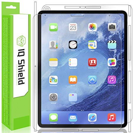 IQ Shield Full Body Skin Compatible with Apple iPad Pro 12.9 (2018)   LiQuidSkin Clear (Full Coverage) Screen Protector HD and Anti-Bubble Film