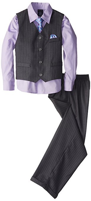 Nautica Boys' Sharkskin Vest Set