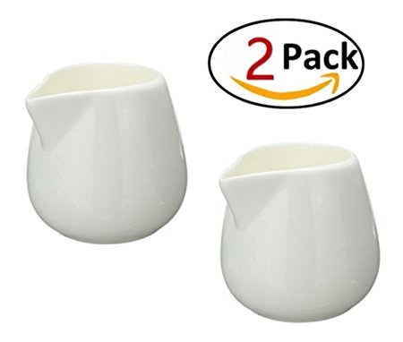 150ml White Small Ceramic Milk Jug Kitchen Pouring Coffee Cream Sauce Cup By  ing