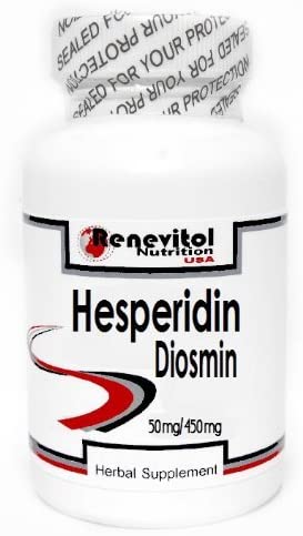 Hesperidin Diosmin 50mg/450mg 180 Capsules ~ Renevitol