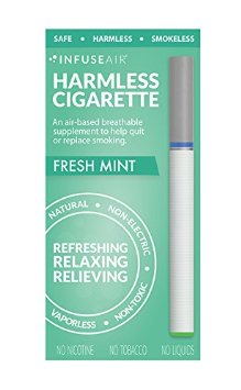 Harmless Cigarette Therapeutic Solution / Best Quit Smoking Product - Quit Smoking Aid to Help Quit or Replace Smoking (Fresh Mint)