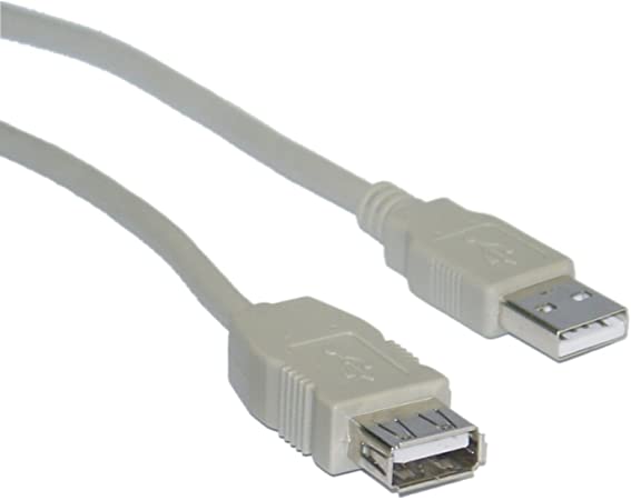 GadKo USB 2.0 Extension Cable, Type A Male to Type A Female, 3 foot