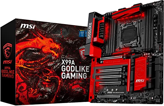 MSI Extreme Gaming Intel X99 LGA 2011 DDR4 USB 3.1 Extended ATX Motherboard (X99A GODLIKE Gaming )