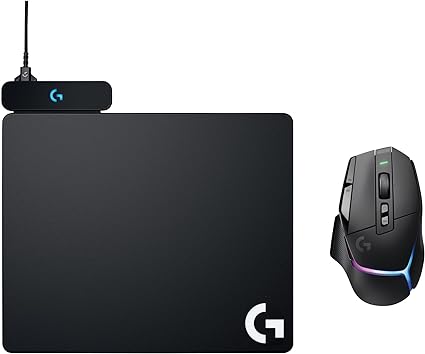 Logitech G502 X Plus Lightspeed Wireless Gaming Mouse   Powerplay Wireless Charging System - Black