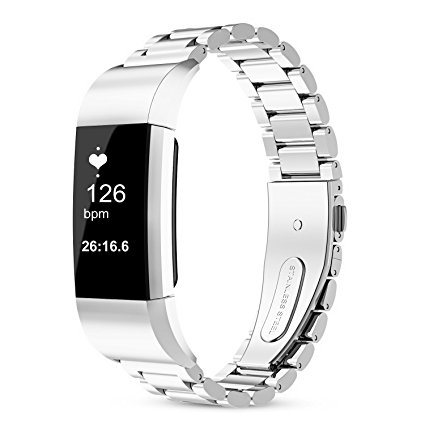 For fitbit charge 2 band, 316L Stainless Steel Replacement Accessory Bracelt Band.Small,Large Metal Bands for Fitbit Charge 2 band/Charge 2 Bands/Fitbit Charge 2