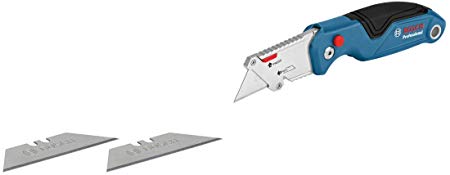 Bosch Professional 1600A016BL Foldable Knife (Made of Die-Cast Aluminium, in Blister Packaging)