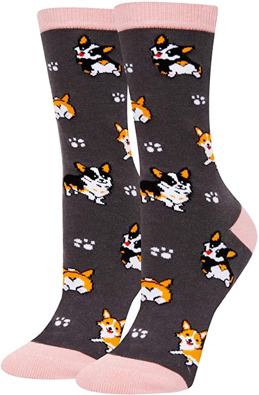 HAPPYPOP Women Girls Cute Animal Socks Novelty Llama Chicken Sloth Socks for Animal Lovers Gift