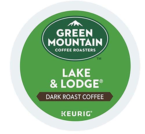 Green Mountain Coffee Dark Roast K-Cup for Keurig Brewers, Lake and Lodge Coffee, 96 Count