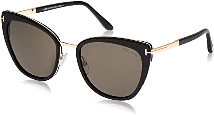 Tom Ford SIMONA FT 0717 BLACK/SMOKE 57/20/140 unisex Sunglasses