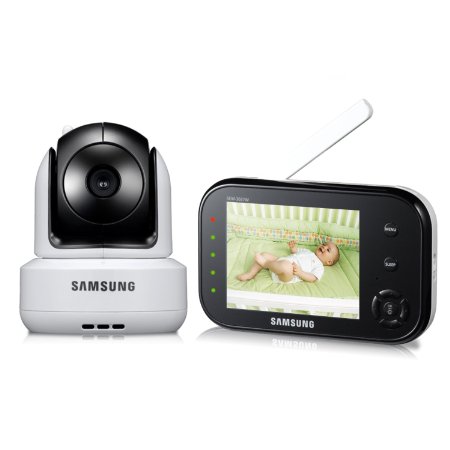 Samsung SEW-3037W SafeVIEW Baby Monitoring System IR Night Vision PTZ 35 Inch