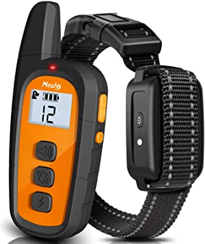 Nest 9 Dog Shock Collar, Dog Training Collar with Remote, Rechargeable Dog Collar, Waterproof with Vibration, Beep, Shock Modes, 16 Shock Level, Up to 1000Ft Range, for Small Medium Large Dogs