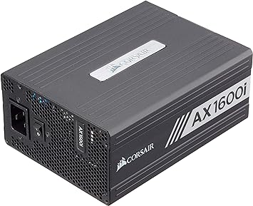 Corsair AX1600i Digital 80 PLUS TITANIUM Full Modular ATX Power Supply Unit - Black