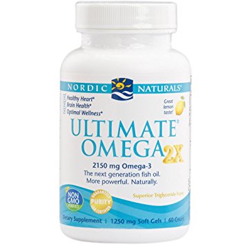 Nordic Naturals - Ultimate Omega 2x, Supports Heart, Brain, and Immune Health, 60 Soft Gels