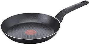 Tefal Easy Cook & Clean Bratpfanne 20 cm, Antihaftbeschichtung, Thermo-Signal Temperaturindikator, Schwarz, B5550233