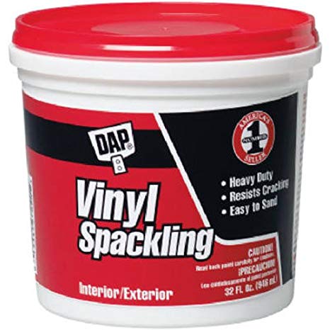 Dap 12132 Vinyl Spackling Compound Interior, 1-Quart