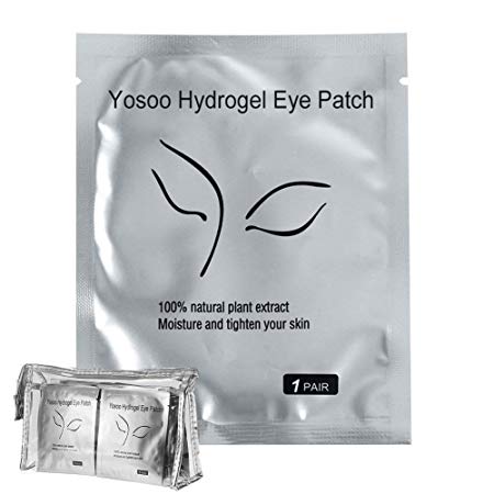 200 Pairs Set,Under Eye Pads, Lint Free Lash Extension Eye Gel Patches for Eyelash Extension Eye Mask Beauty Tool (200 Pair)