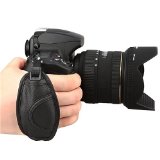 eForCity Leather Hand Grip Strap Compatible with Nikon D5000 D5100 D7000 D90