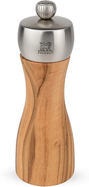 Peugeot 33804 Classic Fidji Pepper Mill, Olive Wood, 15 cm