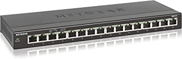 NETGEAR GS316-100AUS 16 Port SOHO 10/1000 Switch Grey