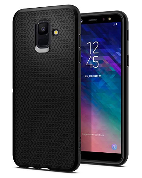 Spigen Liquid Air Armor Designed for Galaxy A6 Case (2018) - Black