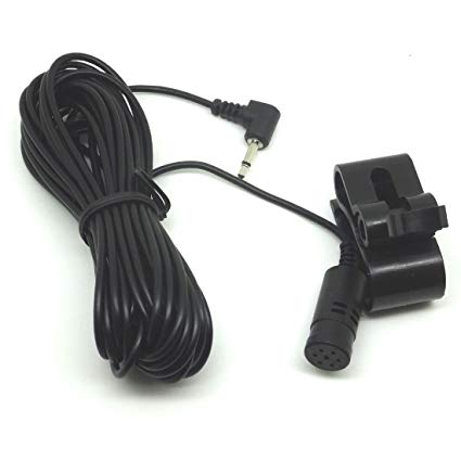 2.5mm Microphone Assembly Mic for Car Vehicle Head Unit Enabled Stereo Radio GPS DVD for Pioneer